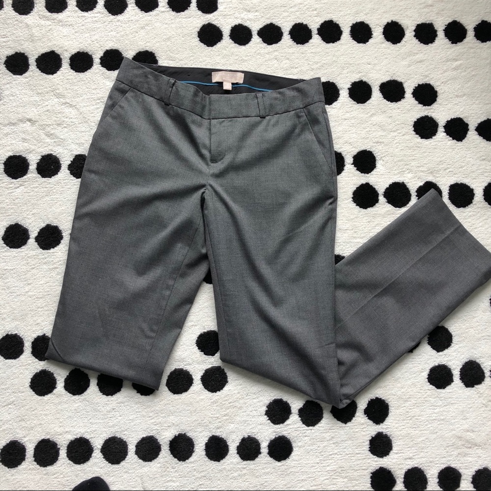 Gray suit pants